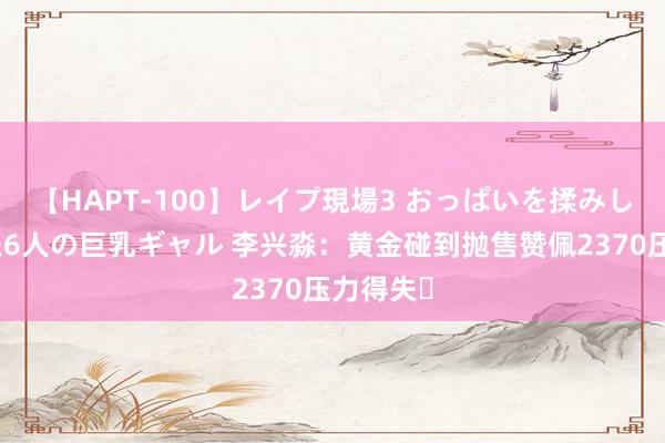 【HAPT-100】レイプ現場3 おっぱいを揉みしだかれた6人の巨乳ギャル 李兴淼：黄金碰到抛售赞佩2370压力得失​